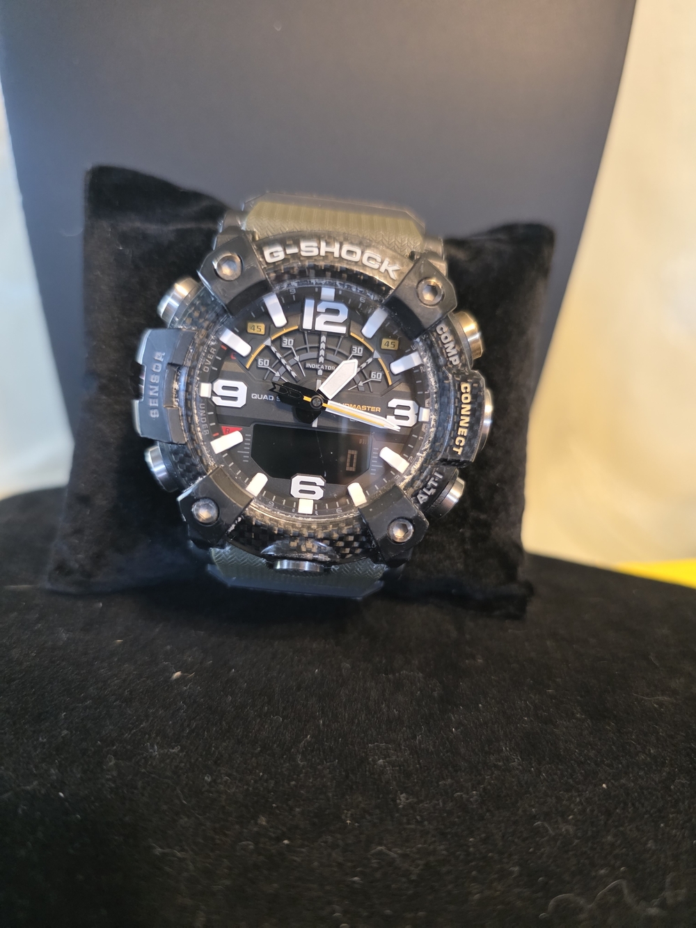#504 G-SHOCK Men's Black and Olive Rugged Tactical Watch